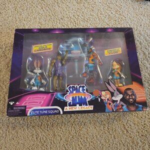 New Space Jam A New Legacy Elite Tune Squad 4 Action Figures Gold Chronos (47T)